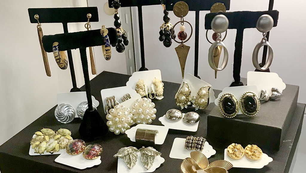 display of jewelry